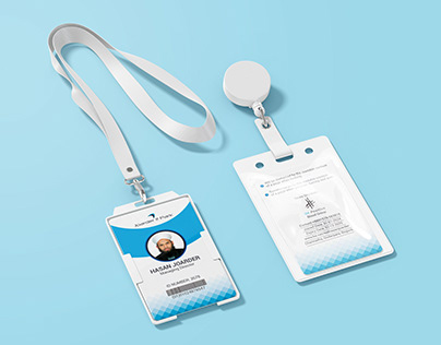 Modern Corporate ID card design