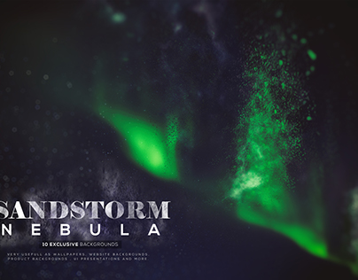 Abstract Sandstorm Nebula Backgrounds