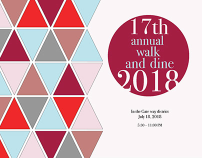 Walk and Dine 2018 Pamphlet
