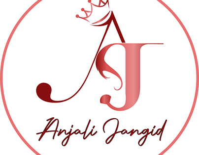 AJ initial based Beauty Logo