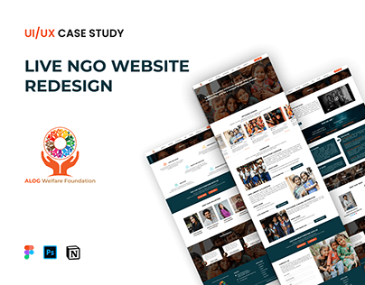 Live NGO Website Redesign- UIUX Case Study