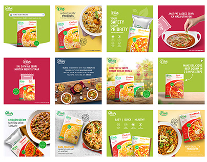 15+ Social Media ad Posts For ready to eat meal brand