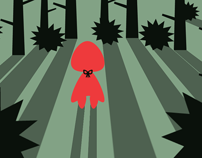 Little Red Riding Hood Animated Illustration