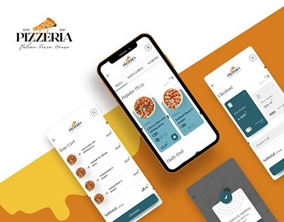Pizzeria Mobile App UI/UX Design