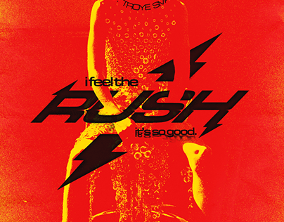Troye Sivan 'Rush' Poster/Type Concept