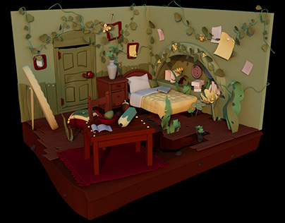 Project thumbnail - A Tiny Room Modeling 2024