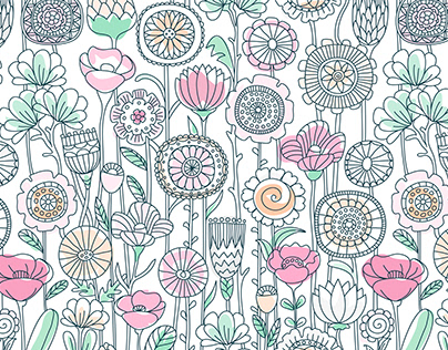 Project thumbnail - Seamless floral pattern