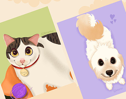 Mascotas ilustradas