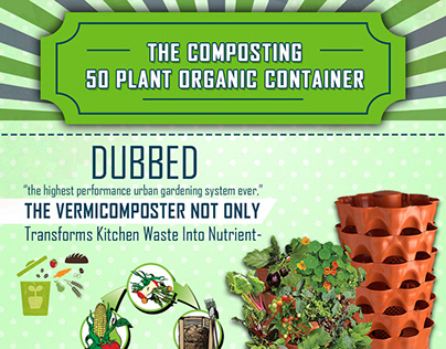 The Composting 50 Plant Organic Container Infographic