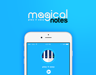 magical notes - app design