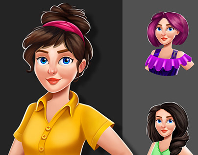Character Design - Dressup and Hairstyle