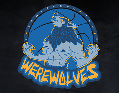 Werewolves Logo - Basketball Team