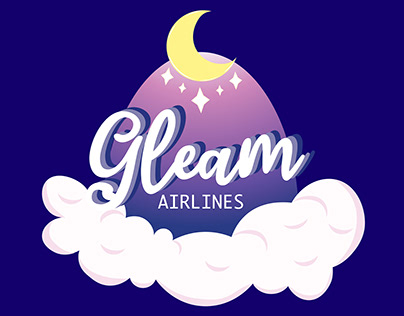 Airline Branding - Gleam Airlines