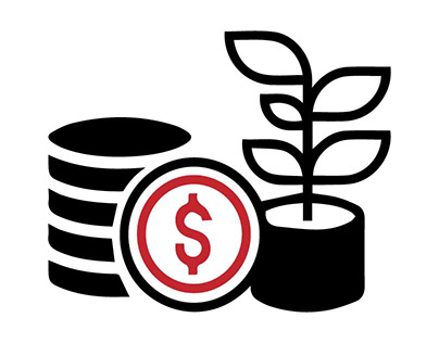 Cash Dollar tree icon (Finance, money, money tree)