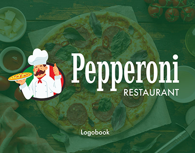 Logo for pizza restaurant