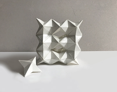 Handmade paper models. 2013