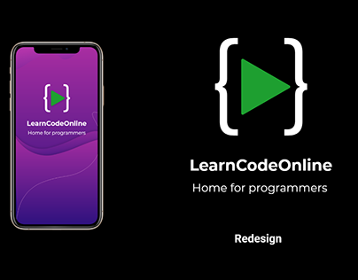 LearnCodeOnline Redesigned UI