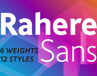 Rahere Sans Typeface Design
