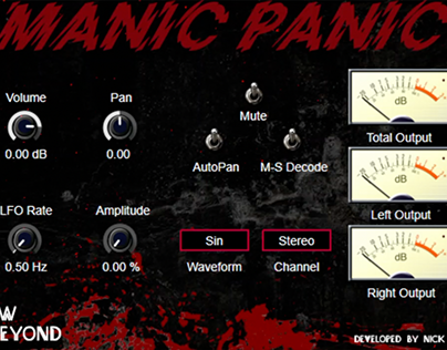 Manic Panic - Audio Plug-In by New Beyond