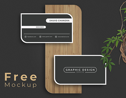 Free Business card mockup download
