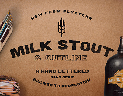 Milk Stout Font