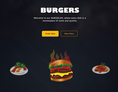 Burger shop - Website