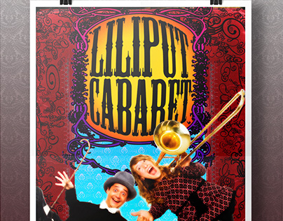 Liliput Cabaret. gráfica para espectáculo
