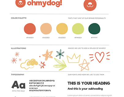OH MY DOG 2 |Branding para veterinaria y petshop