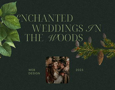 Wedding Agency landing page web design