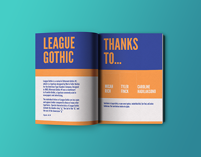 Promo Booklet // League Gothic