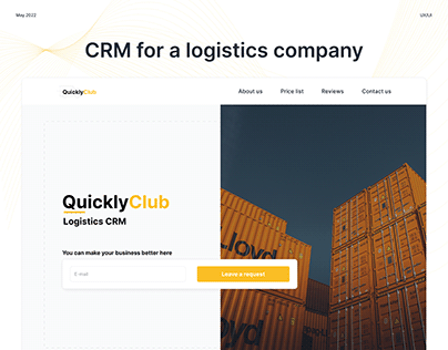 CRM for a logistics company