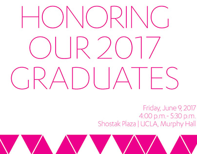 UCLA Disability Studies Graduation Program - 2017