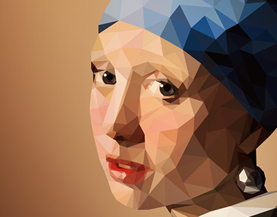 Girl with a Pearl Earring LowPoly