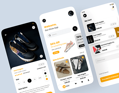 Shoe Buying App UI