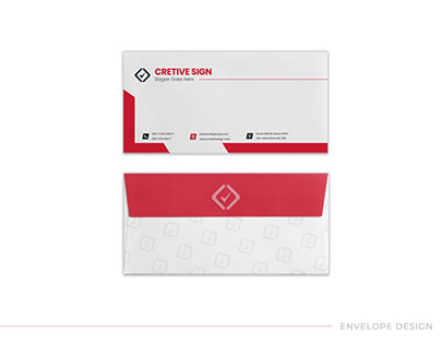 company envelope design template