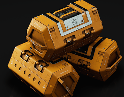 Sci-Fi Crate - Hard Surface Modeling