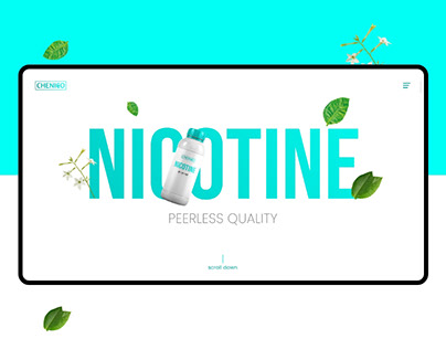 UI/UX Design | Website Development for the Nicotin