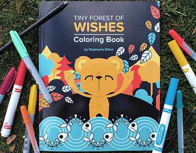 Tiny Forest of Wishes Coloring Book