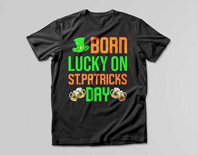 St patrick's day t shirt design.