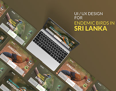 UI / UX Design - Endemic Birds in Sri Lanka (Website)