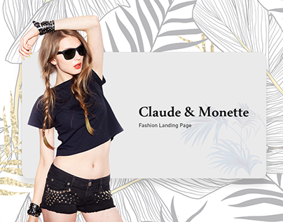 Claude & Monette - Landing page preview