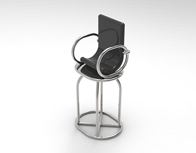 Metal High Chair Design