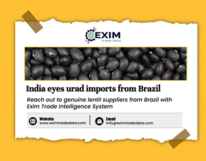 india urad import export data