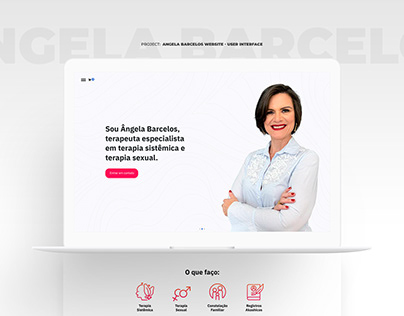 Angela Barcelos Website User Interface