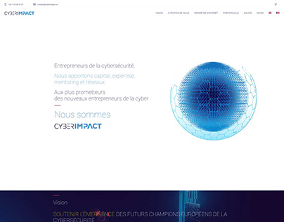 cyberimpact.vc - Wordpress website - France
