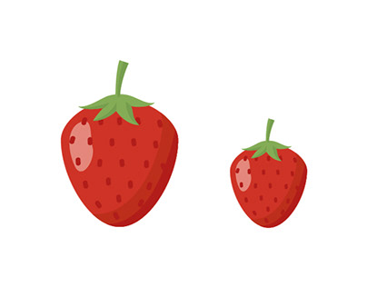 Bouncy Strawberries Squash & Stretch animation