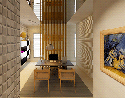 Design de interiores para escritório de arquitetura