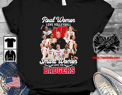 Original Real Smart Women Love The Badgers Shirt