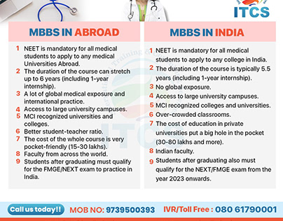 MBBS in Abroad✈ vs MBBS in India