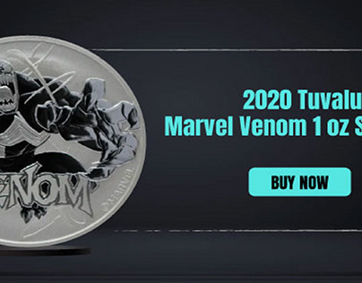 2020 Tuvalu Marvel Venom 1 oz Silver BU